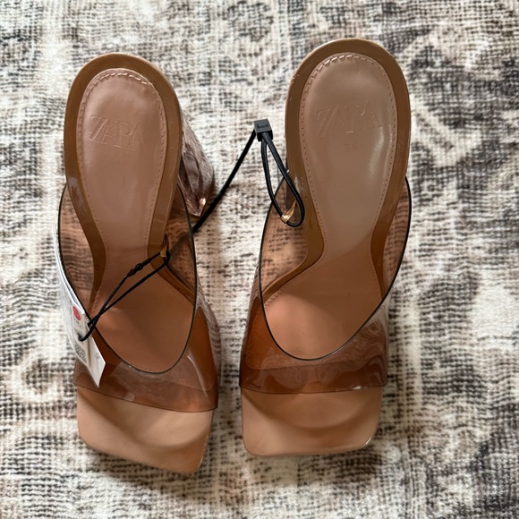 Zara Brown Women's Heels - Picture 4 of 5